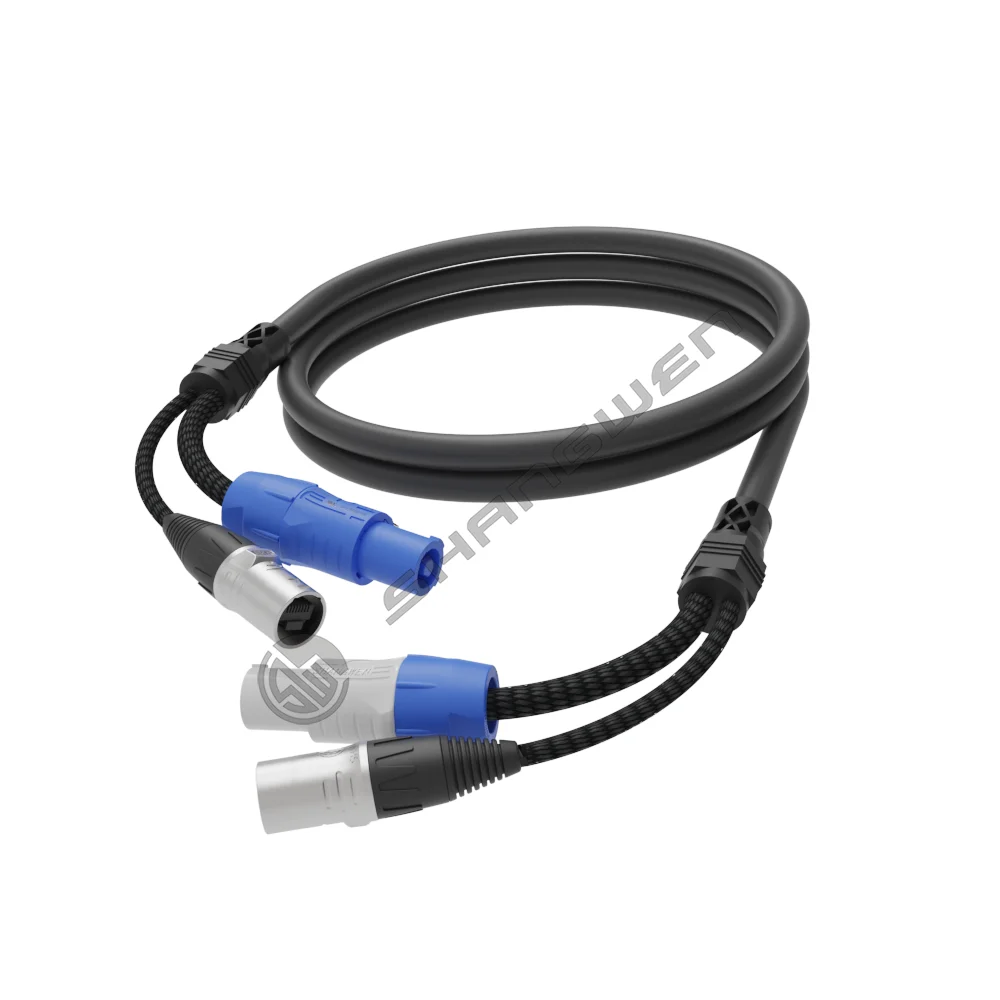 Power in+out/RJ45-RJ45